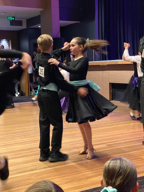 Dancesport challenge students dancing
